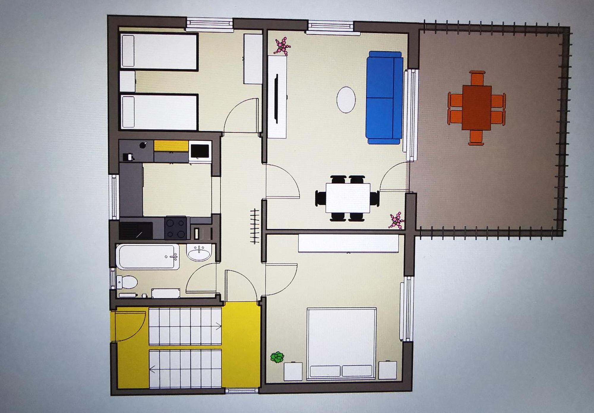 3 Zimmer-Apartment Mit Terrasse Gernsbach Exteriér fotografie